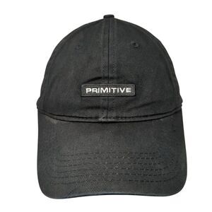Primitive Skateboarding Slideback Hat Black OS Adjustable Embroidered 6 Panel